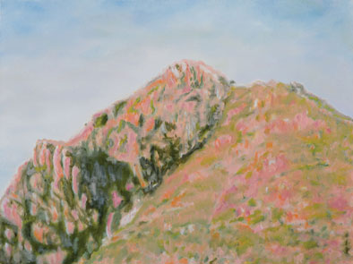 Top of the Mountain - painting